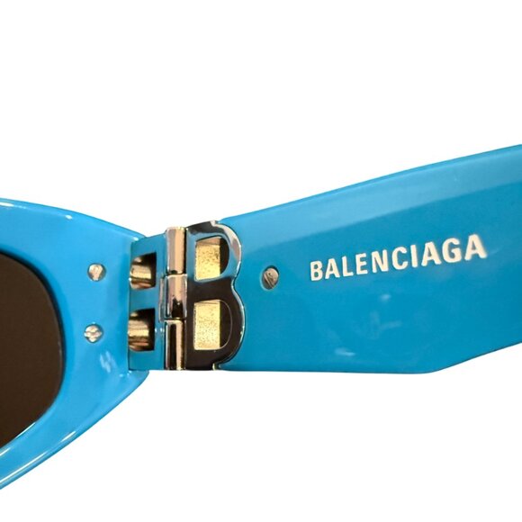 Balenciaga BB0095S 011 sunglasses with the silver logo. Brand new, 100% AUTHENTI main image 6